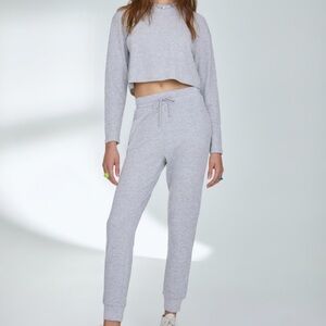 Aritzia Baby Waffle Matching Set